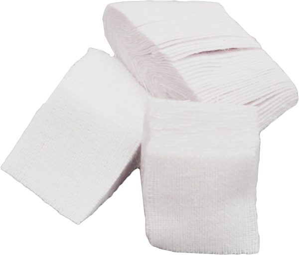 Tipton Square Cotton Cleaning Patches 22 - 270 Caliber 1.13" Pack of 100