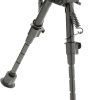 ‎Caldwell XLA Fixed Bipod 6"  - 9" ‎Aluminum Black - Image 2