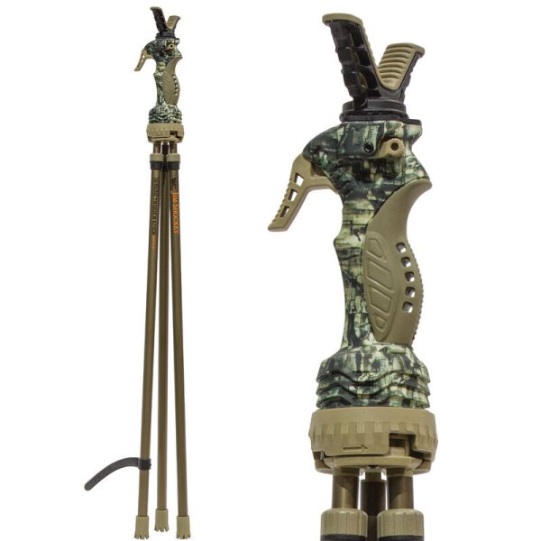 Primos Gen 3 Tripod 24"  - 62" 7075 Aluminum Ground Swat Camo