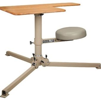 Caldwell BR Pivot Shooting Bench with Butcher Block Top