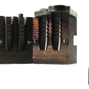 Lyman Bullet Mold #375449 2-Cavity 38-55 WCF (0.377 - 0.379 Diameter) 264 Grains Flat Nose