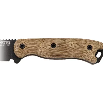 KA-BAR Becker Handle Set Micarta Green Canvas