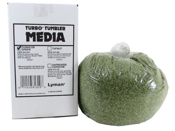 Lyman Turbo Treated Corn Cob Brass Cleaning Media 10 Pound(s) Box