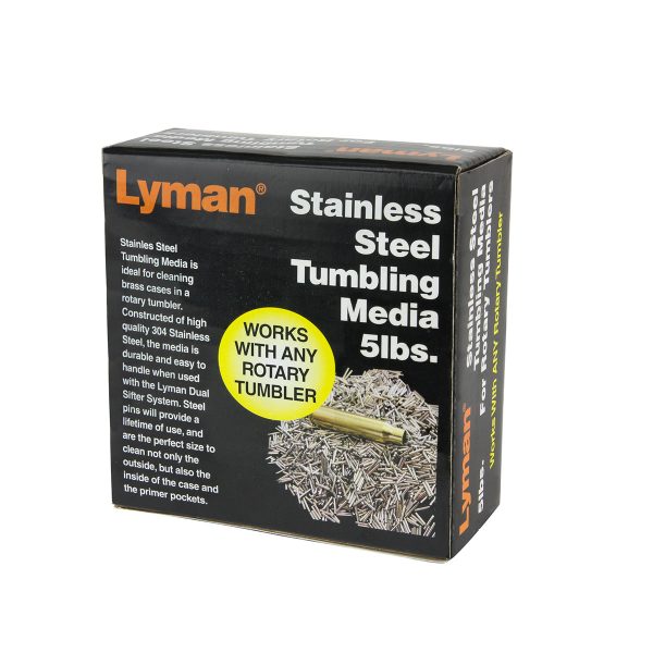 Lyman Stainless Steel Pin Brass Cleaning Media 5 Pound(s) Box