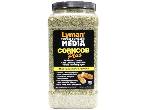 Lyman Turbo Treated Corn Cob Brass Cleaning Media Medium 6 Pound(s) Jug