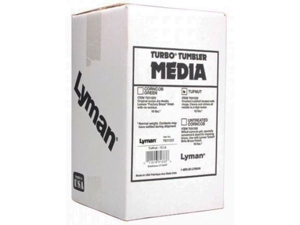 Lyman Turbo Tufnut Plus Treated Walnut Case Cleaning Media 12 Pound(s) Box