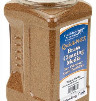 Frankford Arsenal Treated Walnut Hull Brass Cleaning Media 5 Pound(s) Jug