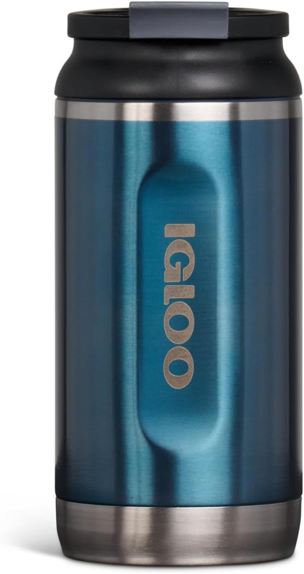 Igloo Flip 'n' Sip 12 Ounce Tumbler Modern Blue