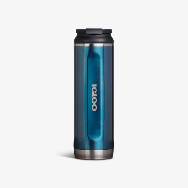 Igloo Flip 'n' Sip 20 Ounce Tumbler Modern Blue