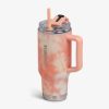Igloo Flip 'n' Sip 32 Ounce Travel Mug Ice Dye Apricot - Image 2