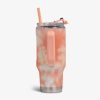 Igloo Flip 'n' Sip 32 Ounce Travel Mug Ice Dye Apricot - Image 4