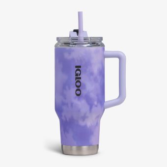 Igloo Flip 'n' Sip 32 Ounce Travel Mug Ice Dye Lilac
