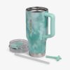 Igloo Flip 'n' Sip 32 Ounce Travel Mug Ice Dye Seafoam - Image 3