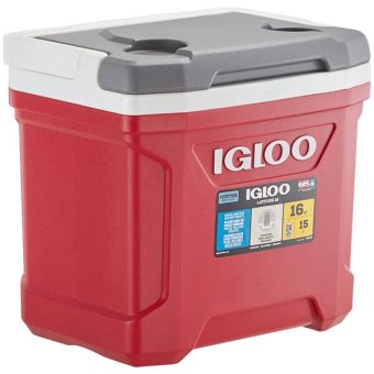 Igloo Latitude 16 Quart Hardside Cooler Red