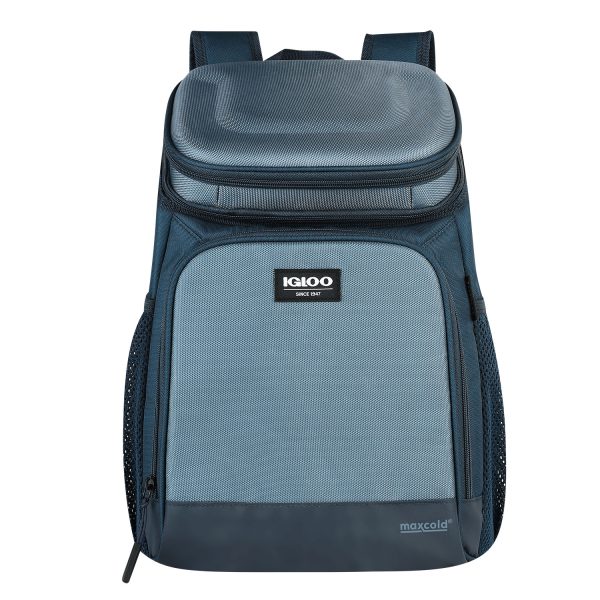 Igloo Maxcold Evergreen 18 Can Backpack Cooler Blue