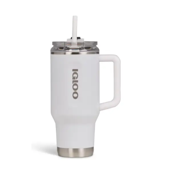 Igloo Flip 'n' Sip 32 Ounce Travel Mug White