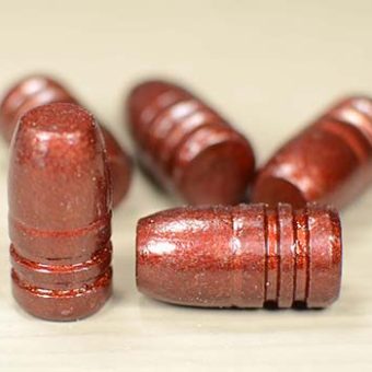 Chey-Cast Hi-Tek Super Coated (0.458 Diameter) 350 Grain Round Nose Flat Point Box of 250