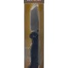 KA-BAR Becker Folding Knife 3.559" Drop Point Black Satin Blade - Image 4