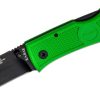KA-BAR Dozier Hunter Folding Knife 3" Drop Point Kelly Green Satin Blade - Image 2