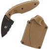 KA-BAR TDI Law Enforcement Fixed Blade Knife 2.31" Drop Point Partially Serrated - Image 3