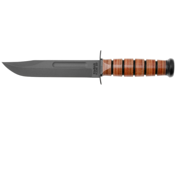 KA-BAR US Navy Fighting/Utility Fixed Blade Knife 7" Clip Point Plain Edge