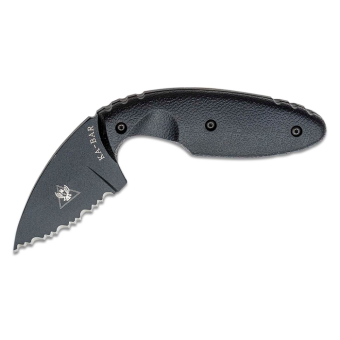 KA-BAR TDI Law Enforcement Fixed Blade Knife 2.313" Drop Point Serrated
