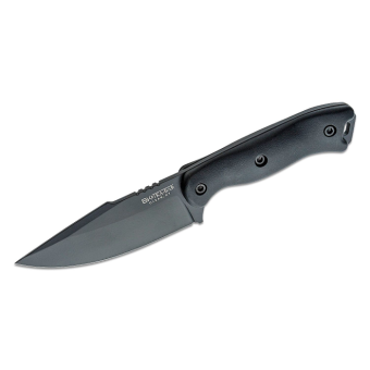 KA-BAR Becker Black Harpoon Fixed Blade Knife 4.5" Harpoon Plain Edge
