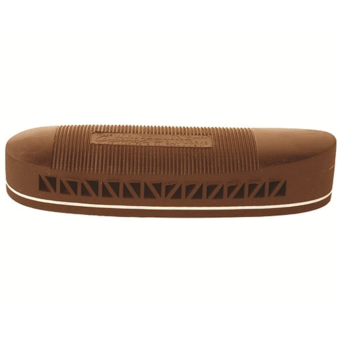 Pachmayr F250 Lightweight Field Grind to Fit Recoil Pad 0.85 Inch(s) Rubber Brown White Line