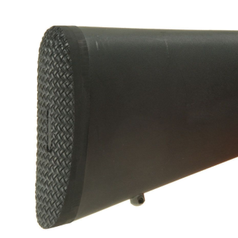 Pachmayr 500B Presentation Grind to Fit Recoil Pad 0.4 Inch(s) Leather Black Weave