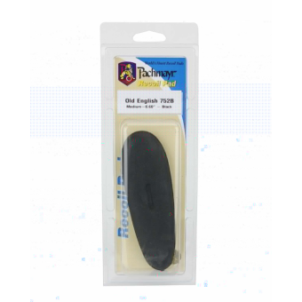 Pachmayr 752B Old English Grind to Fit Recoil Pad 0.6 Inch(s) Leather Black