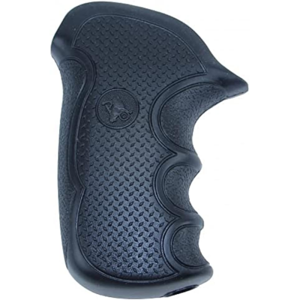 Pachmayr Diamond Pro Series Revolver Round Butt Grips Taurus Public Defender Polymer Frame Rubber Black