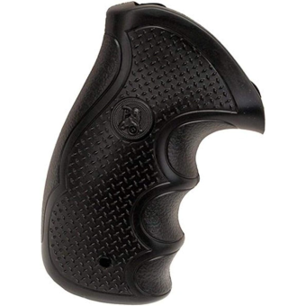Pachmayr Diamond Pro Series Revolver Round Butt Grips S&W 20 N-Frame, 21 N-Frame Rubber Black
