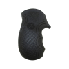 Pachmayr Diamond Pro Series Revolver Round Butt Grips S&W 20 N-Frame, 21 N-Frame Rubber Black - Image 4