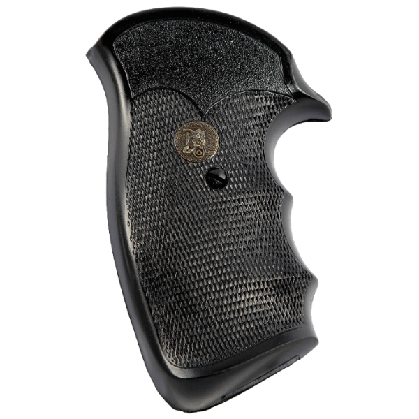 Pachmayr Gripper Grips with Finger Grooves Ruger Security Six, Service Six Rubber Black