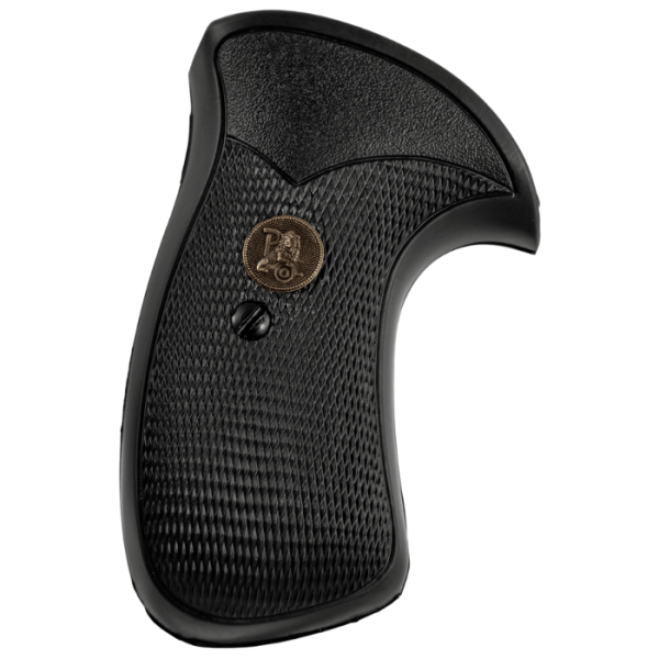 Pachmayr Compac Professional Round Butt Grips S&W 10 K-Frame, 11 K-Frame Rubber Black