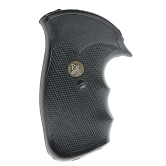 Pachmayr Gripper Square Butt Grips with Finger Grooves S&W 20 N-Frame, 21 N-Frame Rubber Black