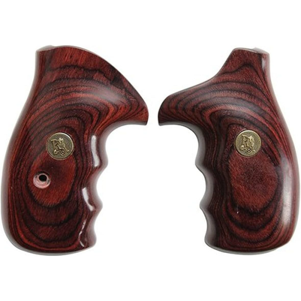 Pachmayr Renegade Grips S&W 10 K-Frame, 11 K-Frame Wood Laminate Rosewood Smooth