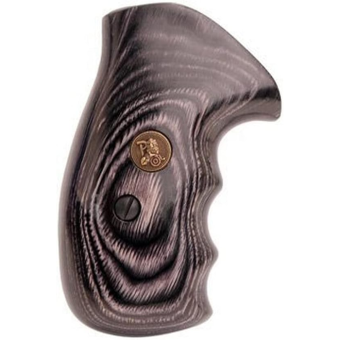 Pachmayr Renegade Grips S&W 10 K-Frame, 11 K-Frame Wood Laminate Charcoal Smooth Smooth