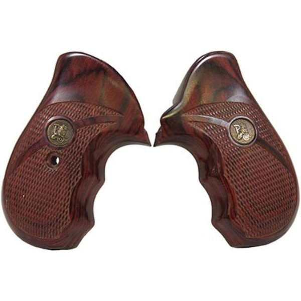 Pachmayr Renegade Grips Taurus Small Frame, 85 Wood Laminate Rosewood Checkered