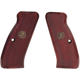 Pachmayr Renegade Grips CZ 75, 85 Wood Laminate Rosewood Checkered