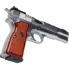 Pachmayr Renegade Grips Browning Hi-Power Wood Laminate Rosewood Checkered - Image 3