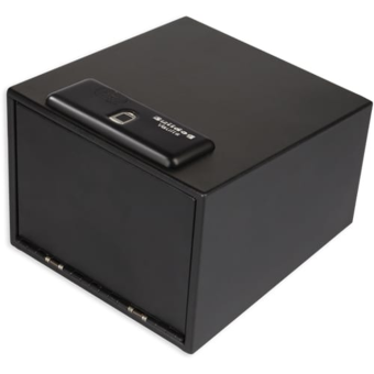 Bulldog Cases Magnum Biometric Pistol Vault with Shelf with Biometric Lock Black