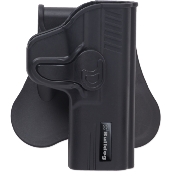 Bulldog Cases Rapid Release Paddle Holster Right Hand Fits Standard 1911 Pistol Up To 5" Barrel Polymer Black