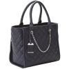 Bulldog Cases Quilted Tote  Purse with Holster Ambidextrous Most Small Pistols & Revolvers Leather Navy Medium - Image 4