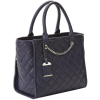 Bulldog Cases Quilted Tote  Purse with Holster Ambidextrous Most Small Pistols & Revolvers Leather Navy Medium - Image 2