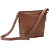 Bulldog Cases Bucket  Purse with Holster Ambidextrous Most Small Pistols & Revolvers Leather Saddle Medium - Image 2