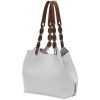 Bulldog Cases Braided Tote  Purse with Holster Ambidextrous Most Small Pistols & Revolvers Leather White Medium - Image 3