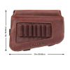 Allen Westcliff Cartridge Carrier 223 Remington, 300 Winchester Magnum 7 Rounds Full Grain Leather Brown - Image 5