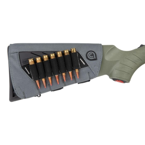 Allen Bridger Next Shot Premium Cartridge Carrier 223 Remington, 300 Winchester Magnum 7 Rounds Polyester Gray