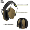 Allen Shield Earmuff (NRR 23) Flat Dark Earth - Image 2